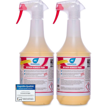 Засіб для чищення кухні KaiserRein Intensive Cleaner - Професійний спрей для видалення жиру 1 л - Ефективно видаляє жир та стійкі забруднення на кухні, в громадських місцях, на грилі та на поверхнях (2 л (1 упаковка))