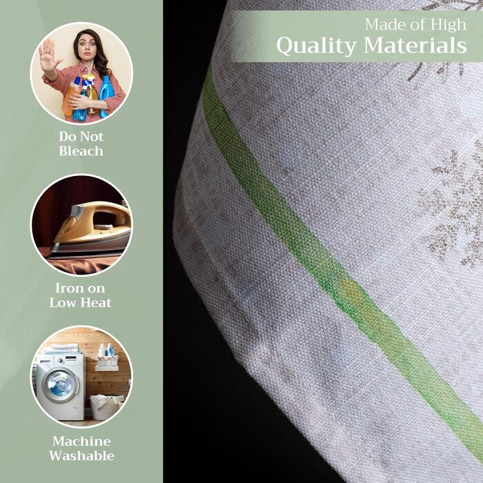 Набір із 3 багатоцільових кухонних рушників Барних рушників День подяки/Різдво (50 см x 70 см) (03 - Різдвяна роса, 50 x 70 см (Набір із 3 шт.)), 39 Hermine Noel