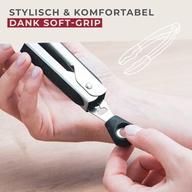 Щипці кухонні багатоцільові 35 см Fackelmann