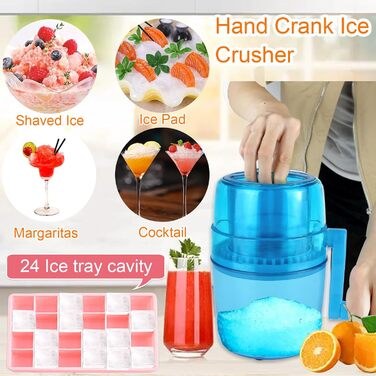 Льодоподрібнювач ручний синій Tosucs