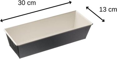 Противень Ø 28 см BACK-TREND, форма для выпечки с плоским дном, круглая форма для выпечки из стали с антипригарным покрытием, армированным керамикой (цвет крем/антрацит), количество (комплект с формой для выпечки, 30 см)