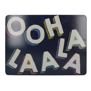 Набір пробкових підставок під тарілки CreativeTops Ooh La La, 29 x 21,5 см, 4 шт.