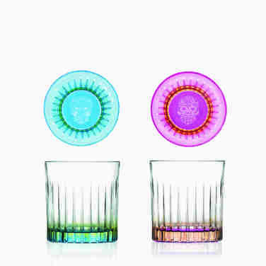 Набір кольорових склянок PEDRO  ROSA 6 шт. 360 мл 26537020306 RCR