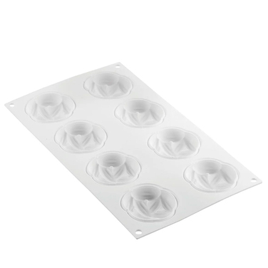 COCOA 35 Форма силіконова 'какао боби' Ø61 h 21 (35 мл x 8)