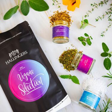 Класичний набір спецій Hallingers - 1 - Подарунковий набір спецій ручної роботи, 12 спецій з усього світу (Набір) - Літній подарунок та ідеальний подарунок для барбекю Подарунок для нової домівки &quotВітаємо дружбу&quot Класичні спеції., 12 спецій (73603