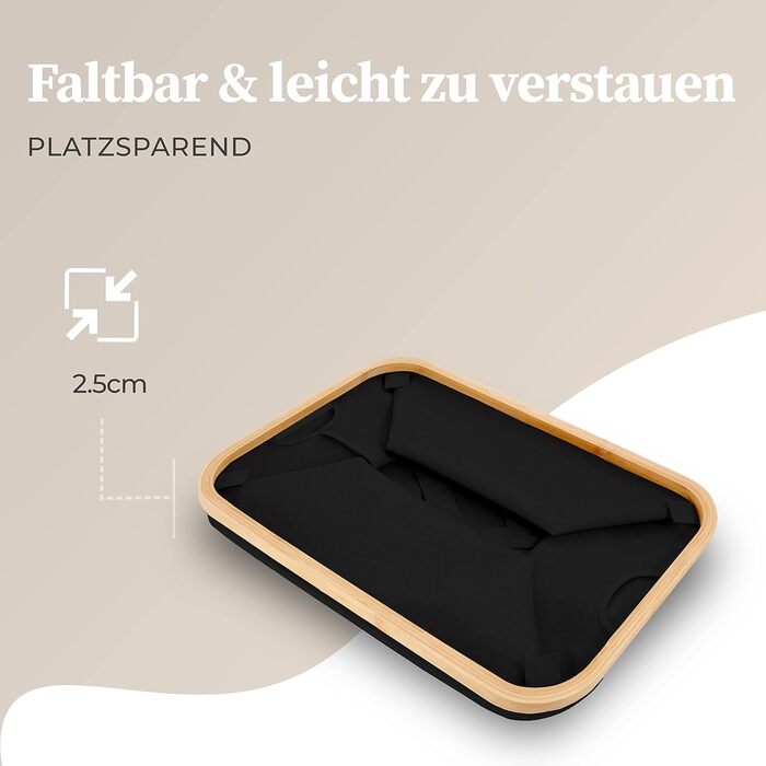 Корзина для хранения HENNEZ Корзины, совместимые с IKEA KALLAX Полка - Корзина для хранения дров Маленький антрацит - Ящик для хранения Полка Корзина для хранения - Бумажный ящик Войлочная корзина Складная корзина для белья (40 л, черная)