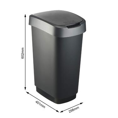 Сміттєвий бак з кришкою 50 л Rotho