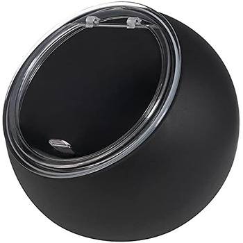 Сервірувальний набір APS Moon - Набір з 2 предметів 1 меламінова миска (Ø 19 см) 1 відкидна кришка з силіконовим ущільнювачем, чорний чорний Ø 19 см