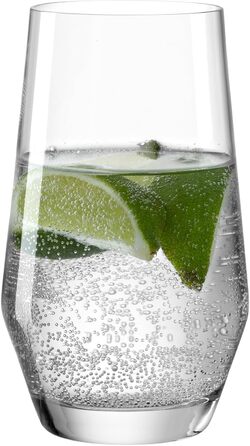 Келихи для рислінгу LEONARDO HOME PUCCINI (набір з 6 шт.) Келихи для вина, стійкі до подряпин (400 мл) Можна мити в посудомийній машині та довговічні Вічні келихи для білого вина Сучасний дизайн Келих для рислінгу Puccini 069540 6 келихів (келих для напої