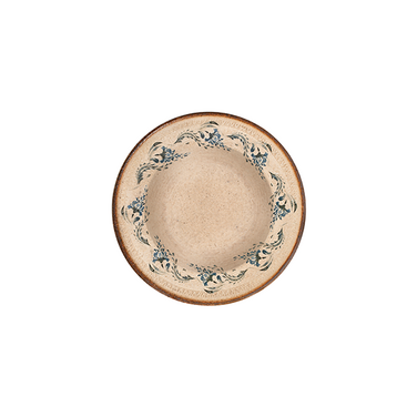 Тарелка глубокая 25 см 420 мл Voyage Navy miro ID Fine