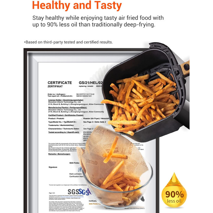 Аэрофритюрница 5 л K10 Ultenic