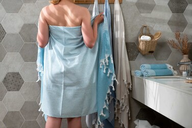 Полотенце Ardesto SPA 90х170см, 100% хлопок, аква