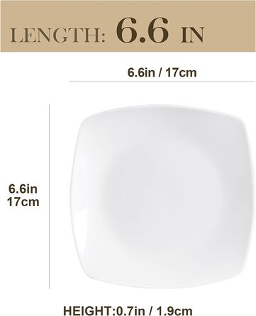 Серія Julia, набір посуду 12 персон, порцеляновий набір посуду, столовий сервіз з обідньою тарілкою, десертна тарілка, супова тарілка, кавові чашки, блюдця по 12 шт. кожна (12 шт. , десертні тарілки)