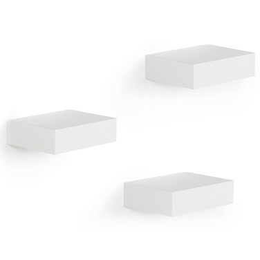 Полки настінні (3 шт) 10,5 х 7,8 х 3 см білі Showcase Umbra