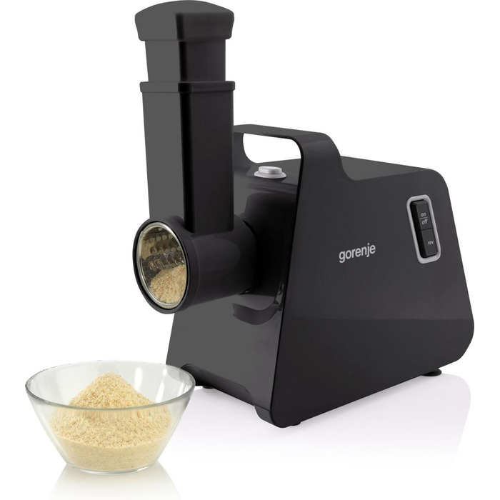 Gorenje Мясорубка, 1700Вт, 2,3кг/мин, 2 решетки, пластик/металл, черный