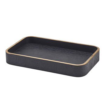 Піднос 23*13.8 см, чорний шпон, GenWare
