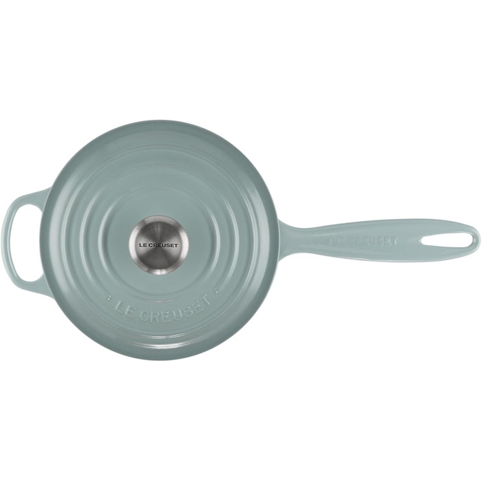 Чавунний сотейник 2 л з кришкою, Морська сіль Signature Le Creuset