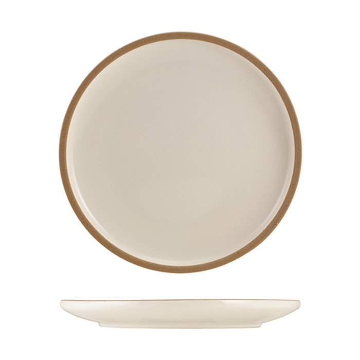 Тарілка 23 см, Kava White Stoneware, GenWare