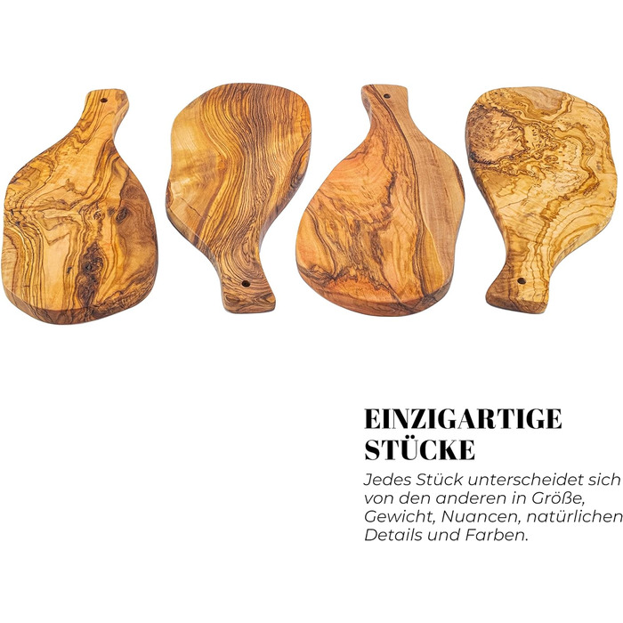 Обробна дошка для їжі 4 шт. 28 см з ручкою Erreke