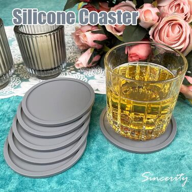 Набор из 6 силиконовых подставок для чашек Generisch