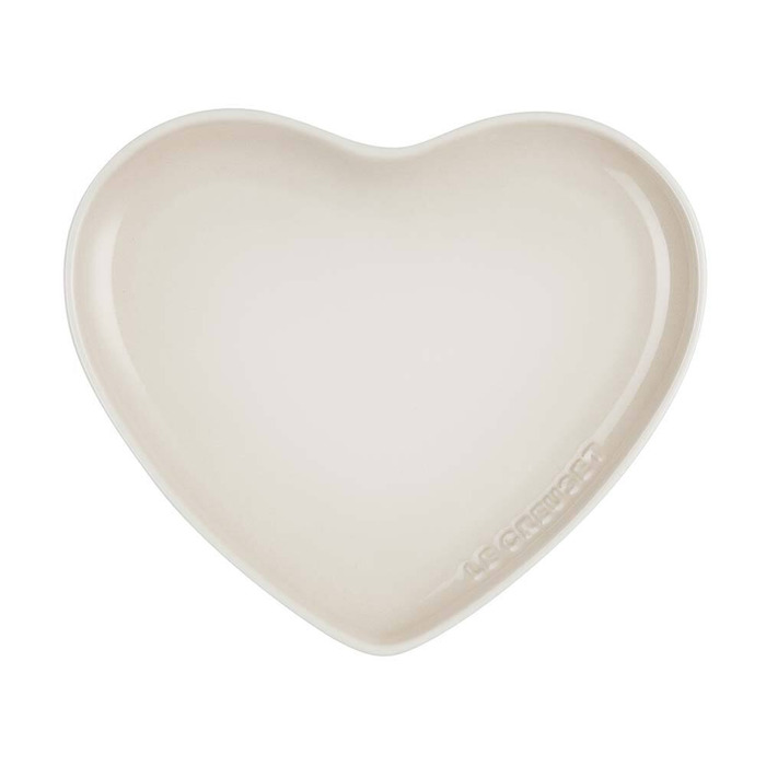 Тарілка у формі серця 23 см, бежева Heart Le Creuset