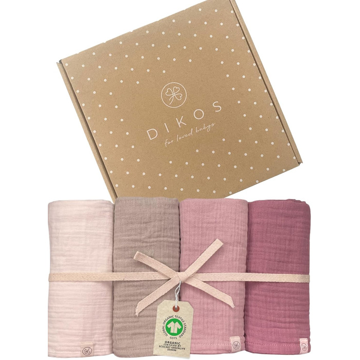 Набір з 4 рушників для дітей 64 x 64 см Dikos