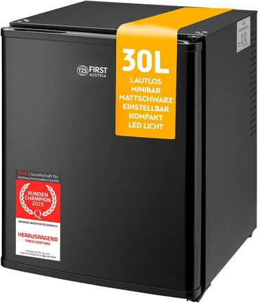 Міні-холодильник 30 л чорний TZS First Austria