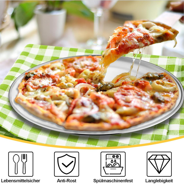 Набір із 4 дек для піци 26 см Onader