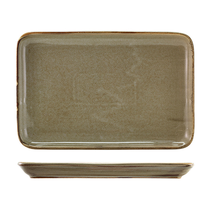 Страва прямокутна 30х20 см, Terra Porcelain Grey, GenWare
