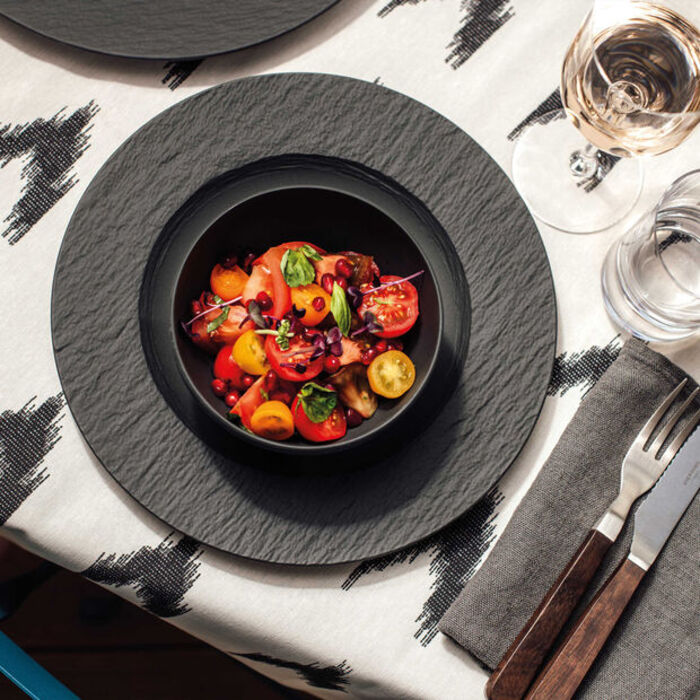 Набор посуды 12 предметов, черный Manufacture Rock Villeroy & Boch