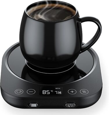 Електричний підігрівач для чашок 36 Вт, чорний BTOYM