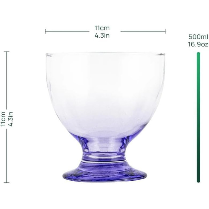 Набір креманок для мороженого 6 шт. 500 мл TREND FOR HOME