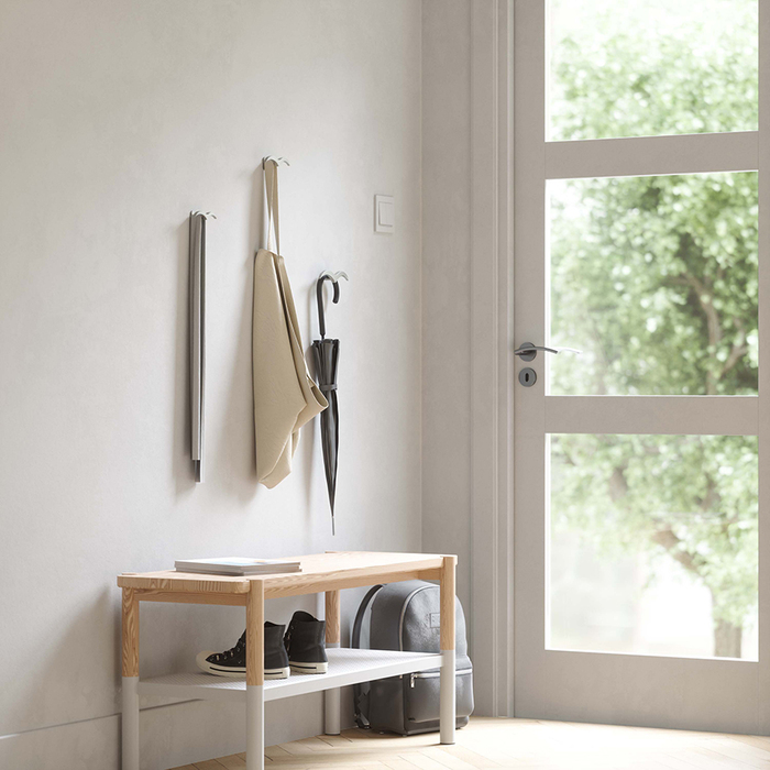 Набір з 3 настінних гачків Alouette 3 предмета нікель Umbra