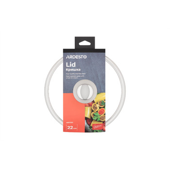 ARDESTO Gemini Крышка 22 см, Стекло, Нержавеющая сталь