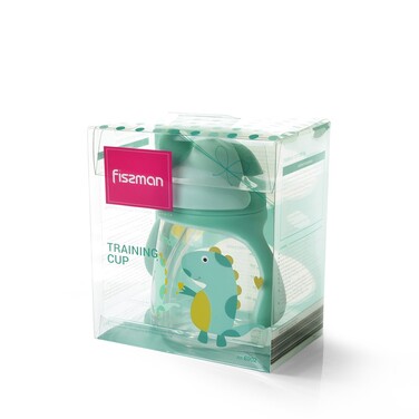 Пляшка для води Fissman 260 мл з трубочкою (6902)