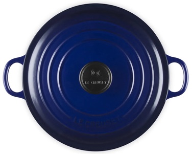 Жаровня 24 см із кришкою, темно-синя Tradition Le Creuset