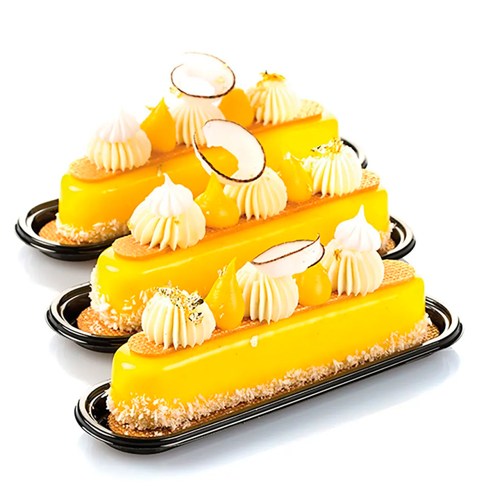 FASHION ECLAIR 80 Форма силіконова для еклерів 130 x 25 h 25 mm + каттер + 10 підставок