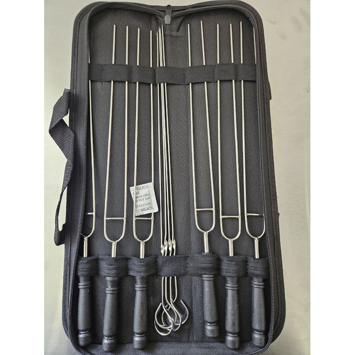 Шампура двойные 42 см 6шт в чехле GRILLI