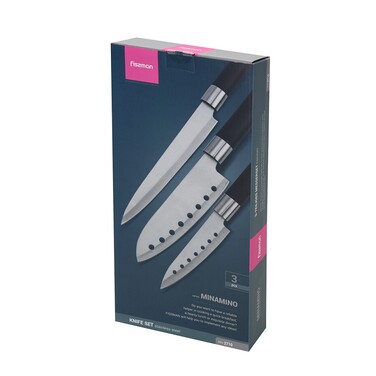 Набір ножів Fissman 3 придметів MINAMINO 420J2 сталь (2710)