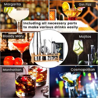 Набор шейкеров для коктейлей, 16 шт. Godmorn