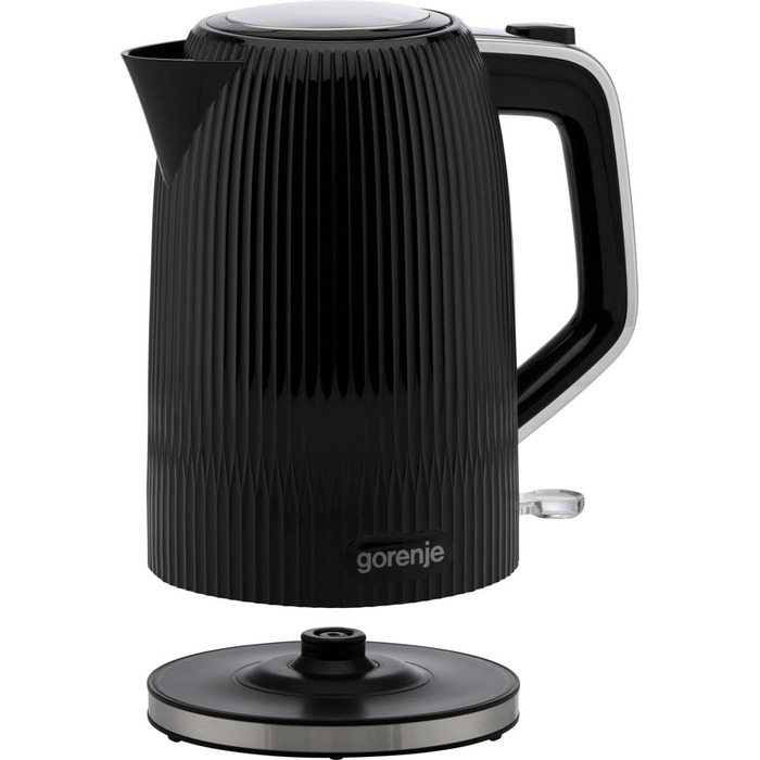Gorenje Электрочайник 1.7л, Strix-контроль, черный матовый