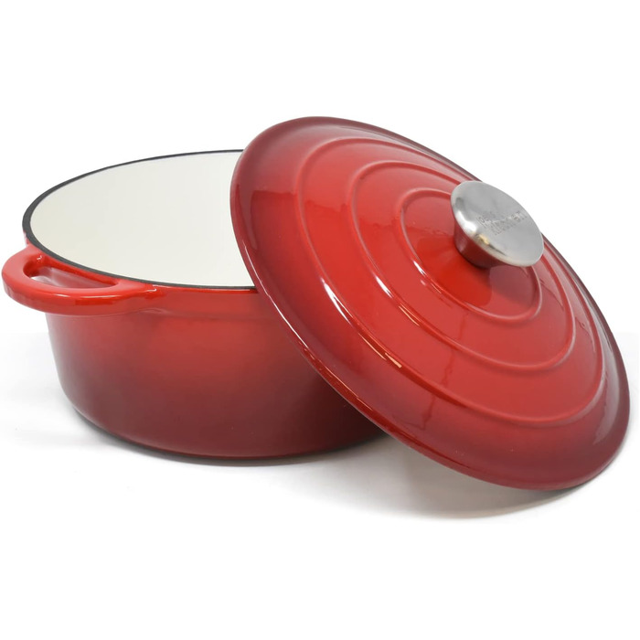 Чавунна  форма для запікання 28 см / 2,7 л червона joeji's Kitchen