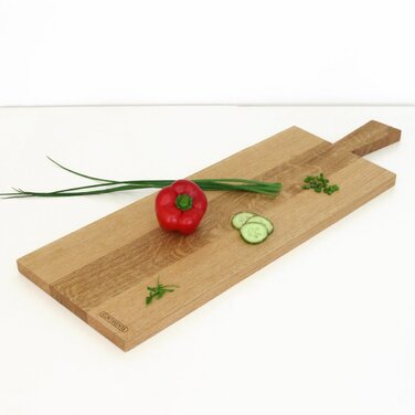 Обробна дошка з ручкою, дуб 70 х 23 см Continenta