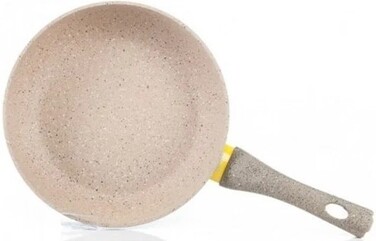 Сковорідка для смаження Fissman WHITE STONE 20x4,5 см (4981)