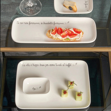 Тарілка обідня La Porcellana Bianca GLI ONESTI, порцеляна, діам. 26 см