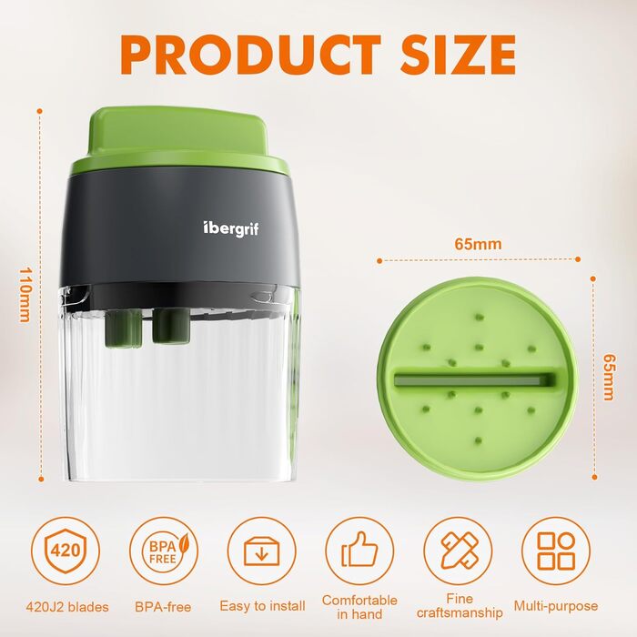 Спіральна овочерізка 4-в-1 M522 Ibergrif