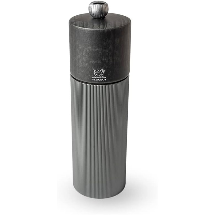 Лінія млина для перцю 12 см чорний перець - Класичне регулювання помелу - Алюміній і дерево з ущільненням PEFC - Карбонові кольори (один розмір, вуглецеві кольори - 18 см)