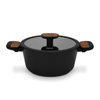 Кастрюля со стеклянной крышкой 22 см 3,36 л FEORELLA Fissman