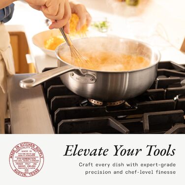 Сковорода глибока 3 л, нержавіюча сталь Made In