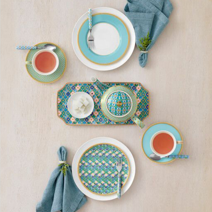 Тарілка десертна Maxwell Williams Teas & C's Kasbah Mint, фарфор, діам. 19,5 см